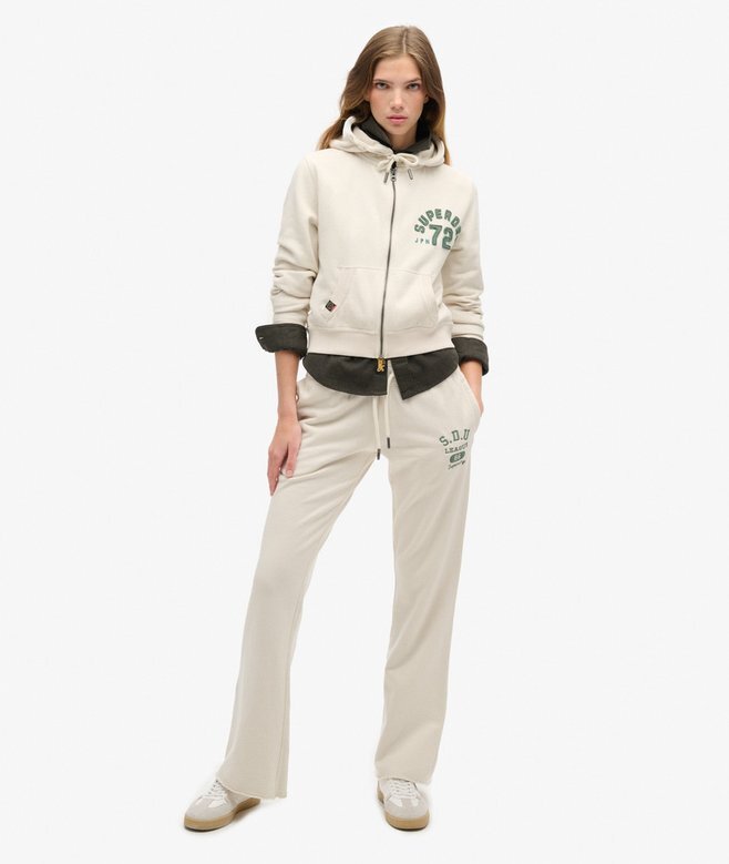 Athletic Essentials Relaxed Crop Zip-Kapuzenpullover Athletic Essentials Relaxed Crop Zip-Kapuzenpullover