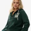 Athletic Essentials Relaxed Crop Zip-Kapuzenpullover Athletic Essentials Relaxed Crop Zip-Kapuzenpullover