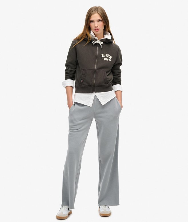 Athletic Essentials Relaxed Crop Zip-Kapuzenpullover Athletic Essentials Relaxed Crop Zip-Kapuzenpullover