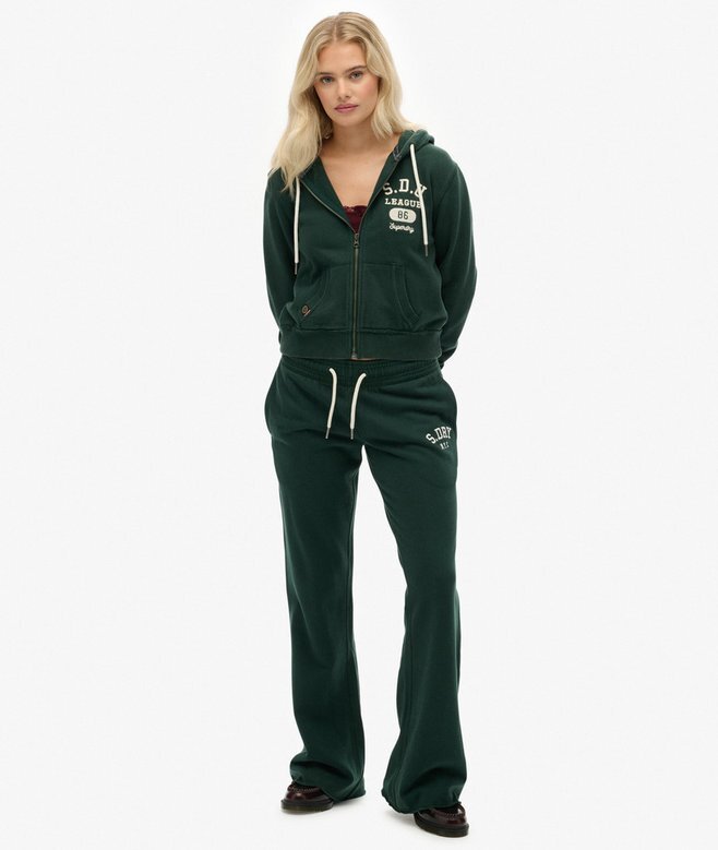 Athletic Essentials Relaxed Crop Zip-Kapuzenpullover Athletic Essentials Relaxed Crop Zip-Kapuzenpullover
