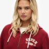 Athletic Essentials Relaxed Crop Zip-Kapuzenpullover Athletic Essentials Relaxed Crop Zip-Kapuzenpullover