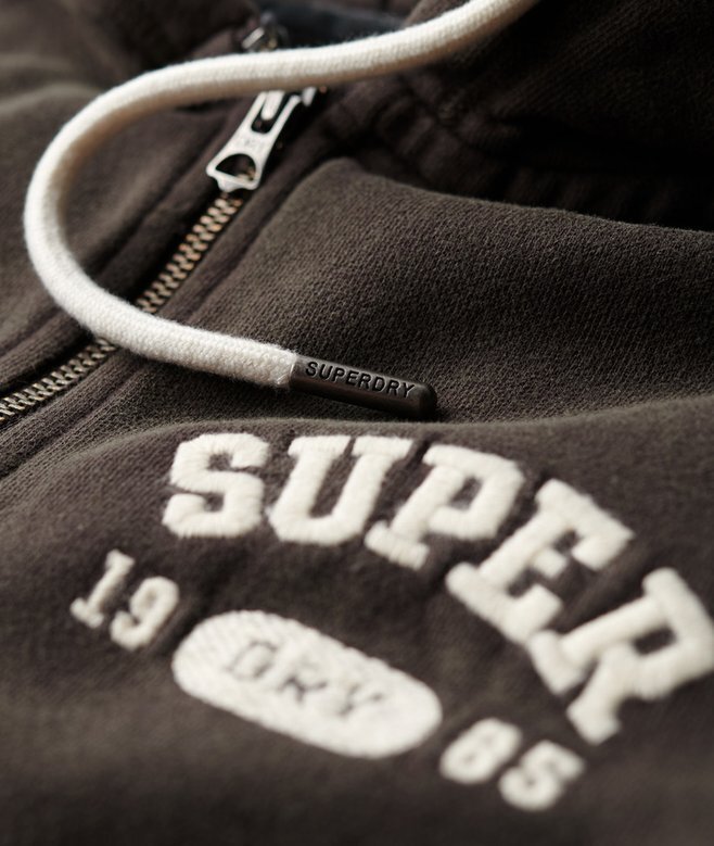 Athletic Essentials Relaxed Crop Zip-Kapuzenpullover Athletic Essentials Relaxed Crop Zip-Kapuzenpullover