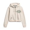 Athletic Essentials Relaxed Crop Zip-Kapuzenpullover Athletic Essentials Relaxed Crop Zip-Kapuzenpullover