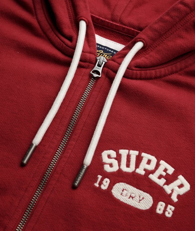 Athletic Essentials Relaxed Crop Zip-Kapuzenpullover Athletic Essentials Relaxed Crop Zip-Kapuzenpullover