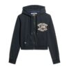 Athletic Essentials Relaxed Crop Zip-Kapuzenpullover Athletic Essentials Relaxed Crop Zip-Kapuzenpullover