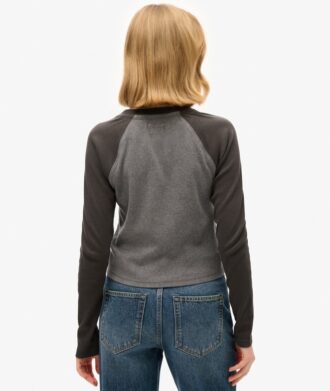 Athletic Essentials Rib Slim Langarm-Oberteil