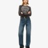 Athletic Essentials Rib Slim Langarm-Oberteil