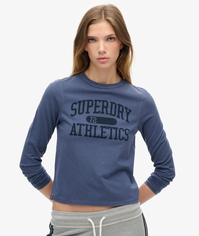 Athletic Essentials Ringer Slim Langarm-Oberteil Athletic Essentials Ringer Slim Langarm-Oberteil