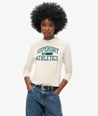 Athletic Essentials Ringer Slim Langarm-Oberteil