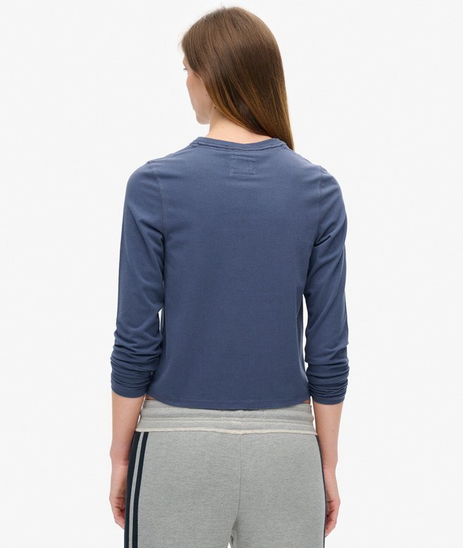 Athletic Essentials Ringer Slim Langarm-Oberteil Athletic Essentials Ringer Slim Langarm-Oberteil