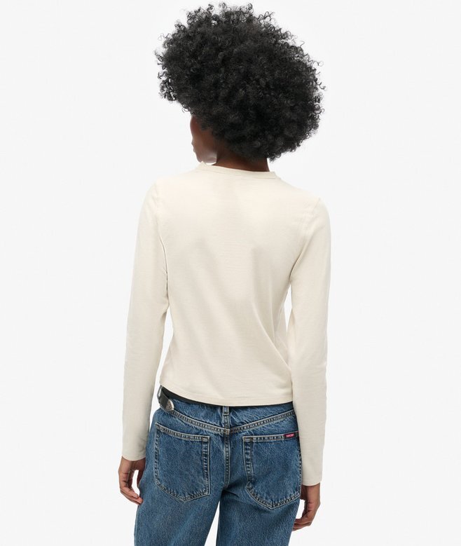 Athletic Essentials Ringer Slim Langarm-Oberteil Athletic Essentials Ringer Slim Langarm-Oberteil