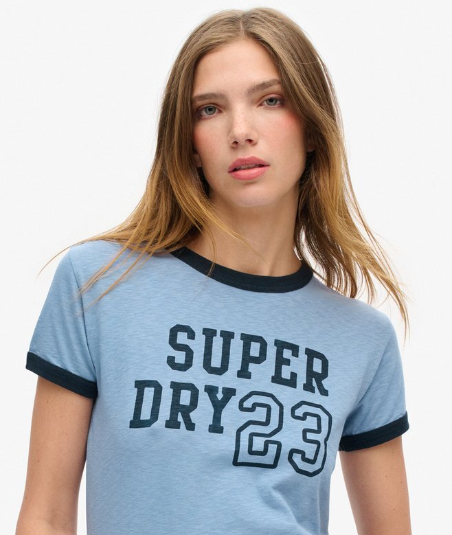 Athletic Essentials Ringer-T-Shirt mit tailliertem Schnitt Athletic Essentials Ringer-T-Shirt mit tailliertem Schnitt