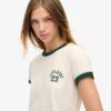 Athletic Essentials Ringer-T-Shirt mit tailliertem Schnitt Athletic Essentials Ringer-T-Shirt mit tailliertem Schnitt