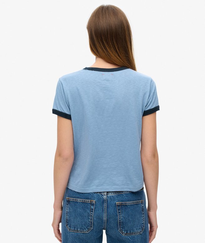 Athletic Essentials Ringer-T-Shirt mit tailliertem Schnitt Athletic Essentials Ringer-T-Shirt mit tailliertem Schnitt