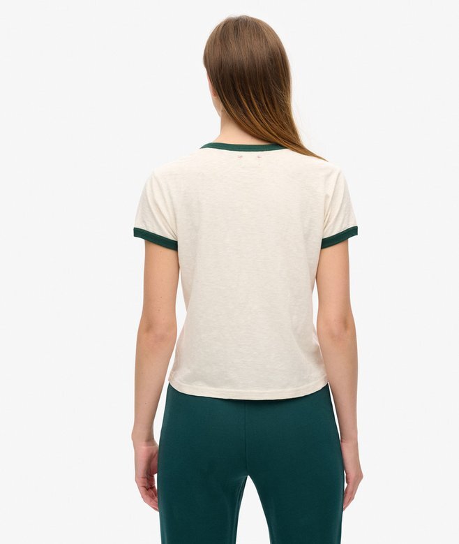 Athletic Essentials Ringer-T-Shirt mit tailliertem Schnitt Athletic Essentials Ringer-T-Shirt mit tailliertem Schnitt