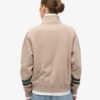 Athletic Essentials Sweatshirt mit Applikation und halbem Reißverschluss