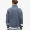 Athletic Essentials Sweatshirt mit Applikation und halbem Reißverschluss