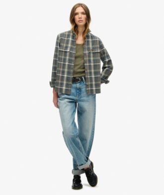 Athletic Essentials Vintage-Oberteil mit Spitzenbesatz