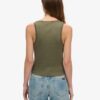 Athletic Essentials Vintage-Oberteil mit Spitzenbesatz