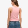 Athletic Essentials Vintage-Oberteil mit Spitzenbesatz Athletic Essentials Vintage-Oberteil mit Spitzenbesatz