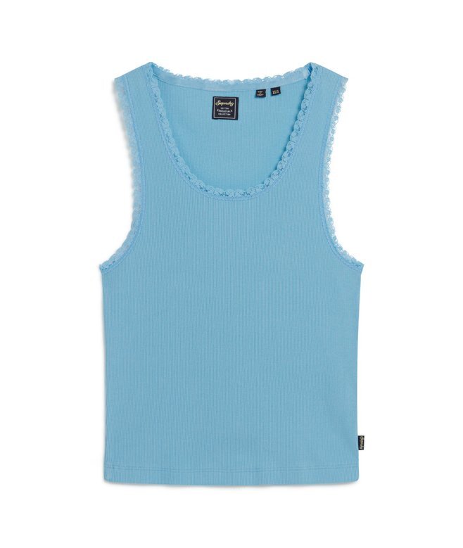 Athletic Essentials Vintage-Oberteil mit Spitzenbesatz Athletic Essentials Vintage-Oberteil mit Spitzenbesatz