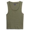 Athletic Essentials Vintage-Oberteil mit Spitzenbesatz