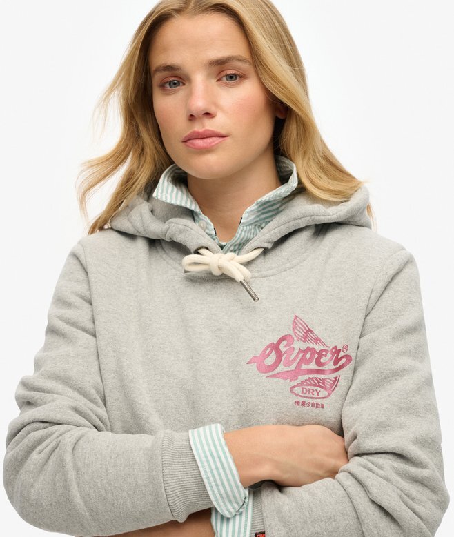 Athletic Metallic Kapuzenpullover Athletic Metallic Kapuzenpullover