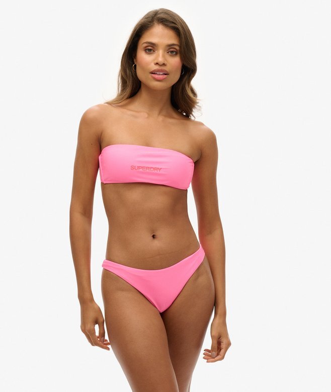 Bandeau-Bikini-Oberteil mit Logo Bandeau-Bikini-Oberteil mit Logo