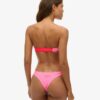 Bandeau-Bikini-Oberteil mit Logo