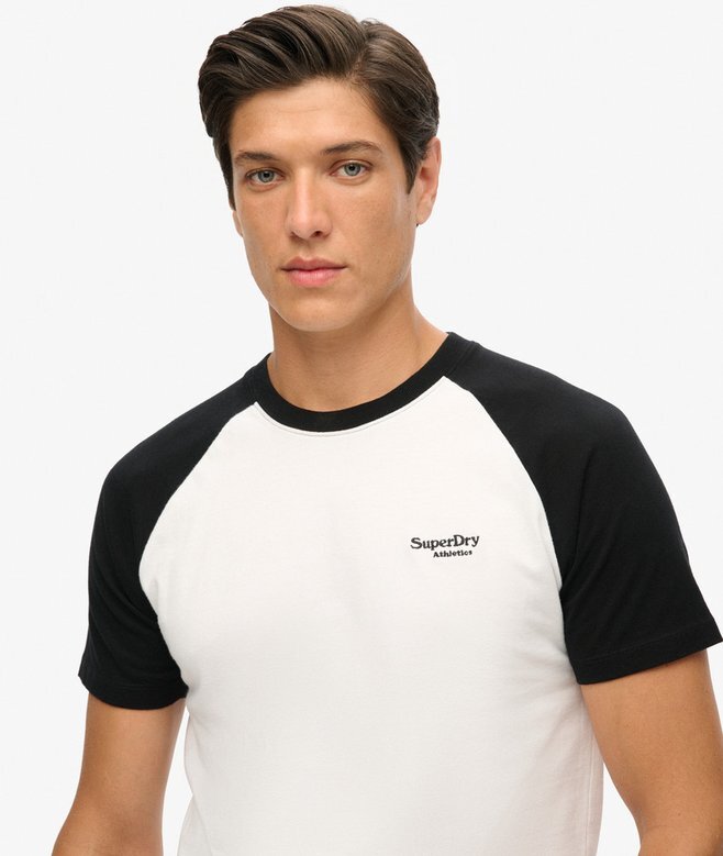Baseball-T-Shirt aus Organic Cotton mit Essential-Logo Baseball-T-Shirt aus Organic Cotton mit Essential-Logo