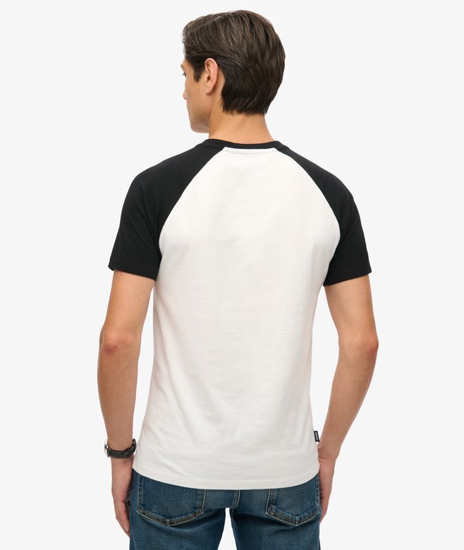 Baseball-T-Shirt aus Organic Cotton mit Essential-Logo Baseball-T-Shirt aus Organic Cotton mit Essential-Logo