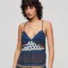 Bedrucktes gewebtes Cami-Oberteil Bedrucktes gewebtes Cami-Oberteil
