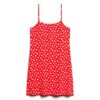 Bedrucktes Jersey-Minikleid mit Spaghettiträgern