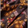 Bedrucktes, kurzärmeliges, gestuftes Midikleid Bedrucktes, kurzärmeliges, gestuftes Midikleid