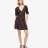 Bedrucktes kurzärmeliges Minikleid Bedrucktes kurzärmeliges Minikleid