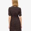 Bedrucktes kurzärmeliges Minikleid Bedrucktes kurzärmeliges Minikleid