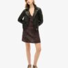Bedrucktes kurzärmeliges Minikleid Bedrucktes kurzärmeliges Minikleid