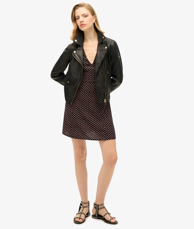 Bedrucktes kurzärmeliges Minikleid Bedrucktes kurzärmeliges Minikleid