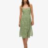 Bedrucktes Midi-Kleid mit Knopfleiste Bedrucktes Midi-Kleid mit Knopfleiste