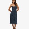 Bedrucktes Midi-Kleid mit Knopfleiste Bedrucktes Midi-Kleid mit Knopfleiste