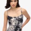 Bedrucktes Midi-Kleid mit Knopfleiste Bedrucktes Midi-Kleid mit Knopfleiste