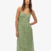 Bedrucktes Midi-Kleid mit Knopfleiste Bedrucktes Midi-Kleid mit Knopfleiste