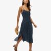 Bedrucktes Midi-Kleid mit Knopfleiste Bedrucktes Midi-Kleid mit Knopfleiste