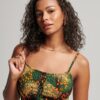 Bedrucktes Midi-Kleid mit Knopfleiste