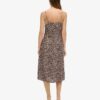 Bedrucktes Midi-Kleid mit Knöpfen Bedrucktes Midi-Kleid mit Knöpfen