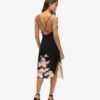 Bedrucktes Midi-Slip-Cami-Kleid