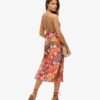 Bedrucktes Midi-Slip-Cami-Kleid