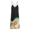 Bedrucktes Midi-Slip-Cami-Kleid