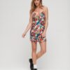 Bedrucktes Mini-Cami-Slip-Kleid Bedrucktes Mini-Cami-Slip-Kleid
