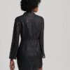 Bedrucktes Mini-Hemd-Kleid Bedrucktes Mini-Hemd-Kleid